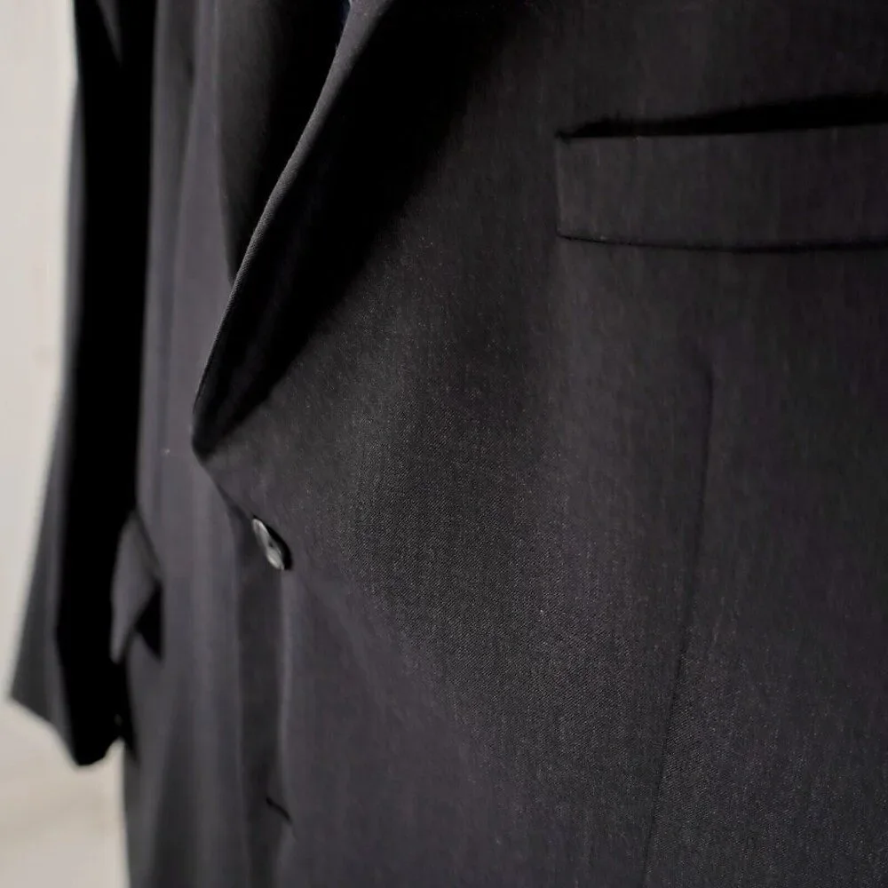 Pronto Uomo Platinum Wool Gray 2 Button‎ Blazer 48R Or Slim Fit 50R